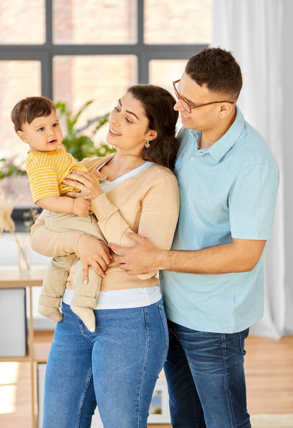 happy family with child at home - Photo, image