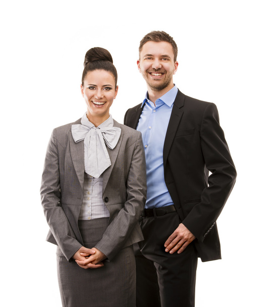 Business woman and business man - Foto, afbeelding