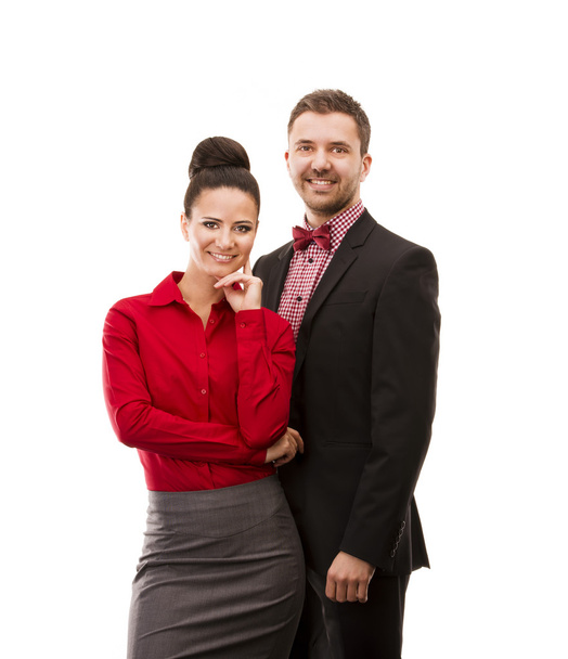 Business woman and business man - Foto, Imagen