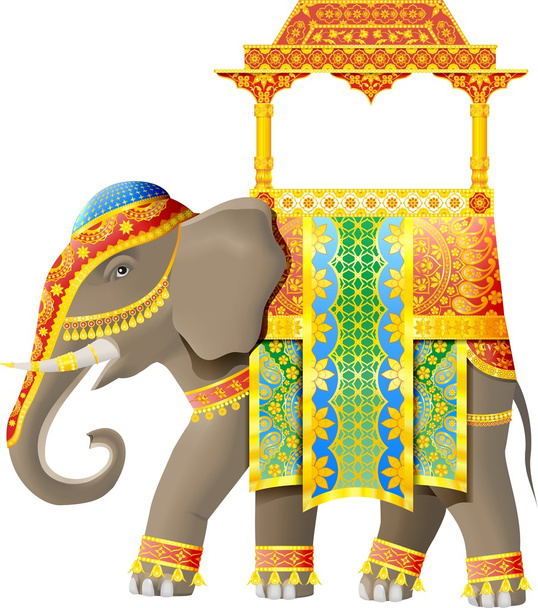 Indian_elephant - Φωτογραφία, εικόνα