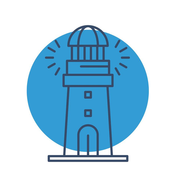 vector Lighthouse icon symbol - Vetor, Imagem