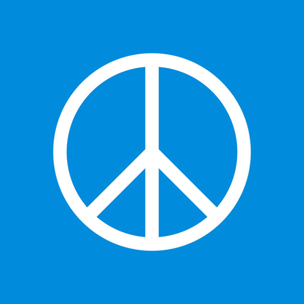 Pacifistické znamení. Mezinárodní symbol míru. Designový prvek. Vektorová ilustrace - Vektor, obrázek