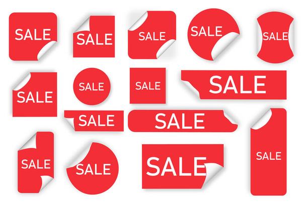 Price sale tags - Vector, Image