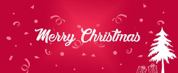 Merry Christmas Háttér Design nyomtatott vagy használt poszter, kártya, szórólap vagy Banner - Fotó, kép