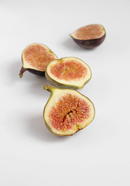 close up, fresh ripe figs  - 写真・画像