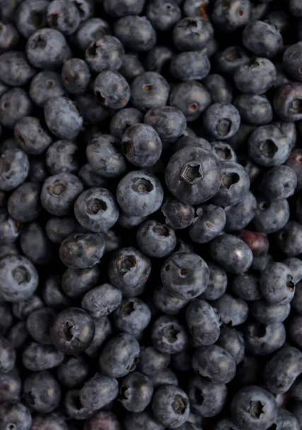 fresh ripe blueberries background, close up - Photo, Image