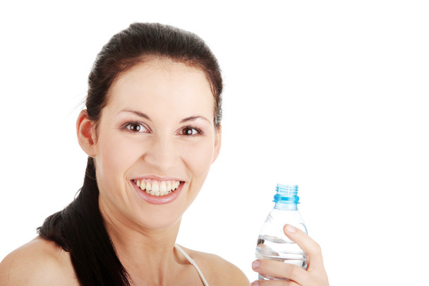 Woman drinking water - Φωτογραφία, εικόνα