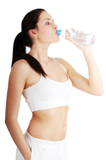Woman drinking water - Fotografie, Obrázek
