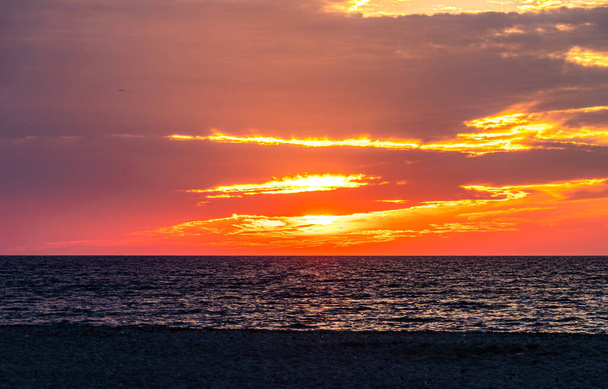 Nouvelle Angleterre Massachusetts coucher de soleil d'été.  - Photo, image