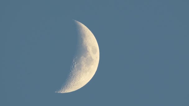 hold az éjszakai égen - Felvétel, videó