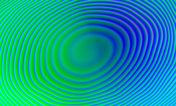 La huella dactilar se escanea en la pantalla del teléfono. Resumen verde azul gradiente espiral patrón fondo. Uso para la tecnología del diseño del concepto y la ilustración 3d de la representación de la ciencia. - Foto, Imagen