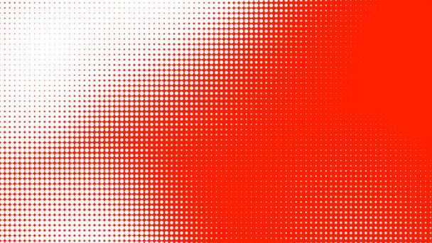 Dots halftoon rood wit kleurpatroon gradiënt textuur met technologie digitale achtergrond. Dots pop art strips stijl.  - Foto, afbeelding