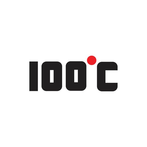 100 Grad Logo Design Vektor - Vektor, Bild