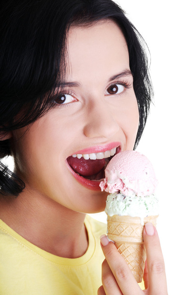 Women eating ice cream - Fotografie, Obrázek