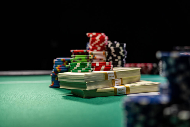 Casino Craps dice close up - Shallow depth of field - Φωτογραφία, εικόνα