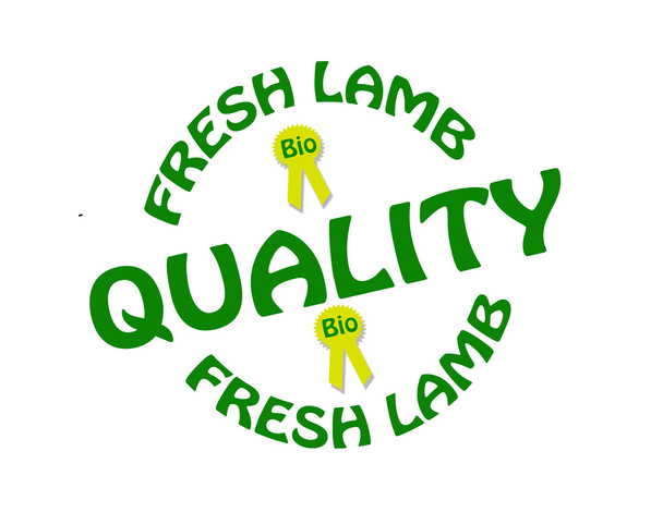 Fresh lamb - Vector, Image