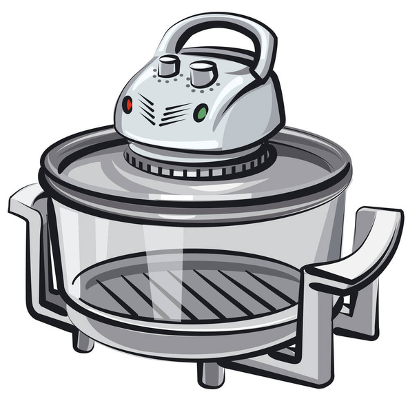illustration of convection oven kitchen appliance - ベクター画像