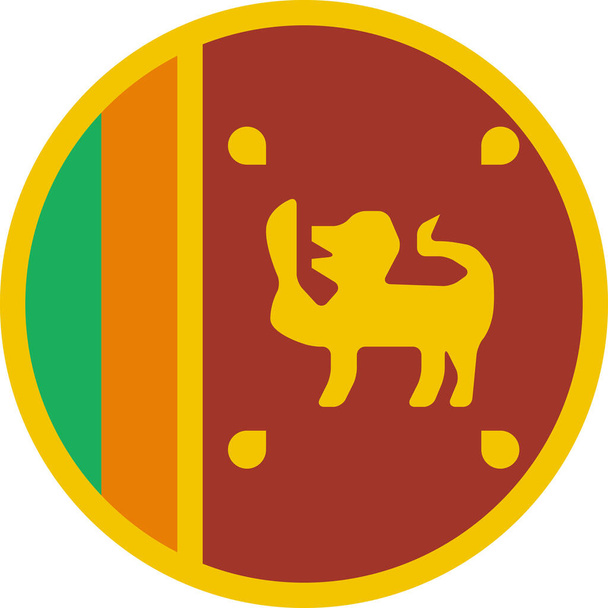 Bandiera dello Sri Lanka illustrazione vettoriale - Vettoriali, immagini