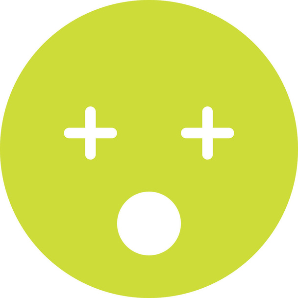 surprised face avatar, expression emoticon mood - Vector, Image
