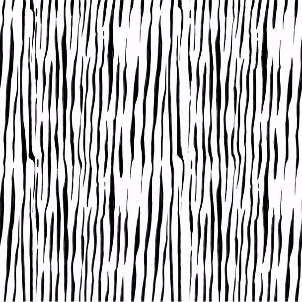 The geometric pattern by stripes . Seamless background. Black and white texture. Graphic modern pattern. High quality illustration - Photo, Image