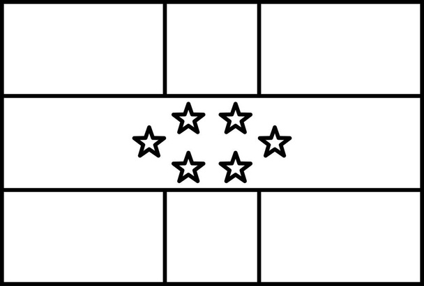 Σημαία Ολλανδικών Αντιλλών επίπεδη εικόνα, διανυσματική απεικόνιση   - Διάνυσμα, εικόνα