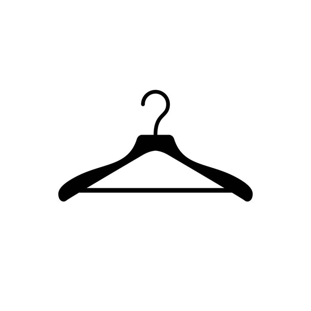 Ikona wieszaka na ubrania lub znak odzieży - Wektor, obraz