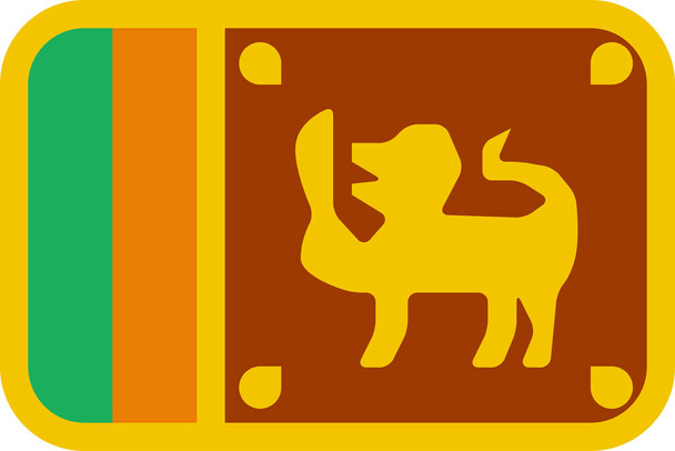 Флаг Шри-Ланки - Вектор,изображение