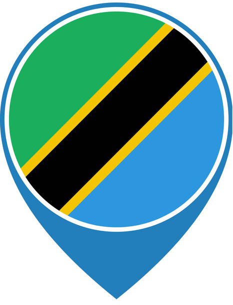 Flag of Tanzania United Republic vector illustration  - Vector, Image