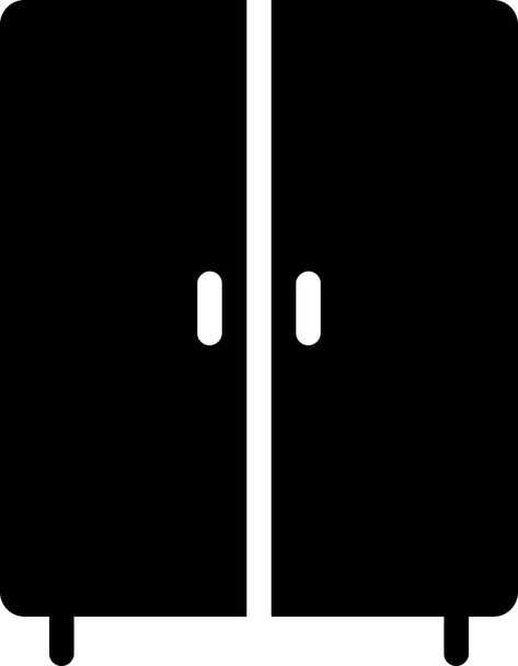 skříň ikona izolované na bílém pozadí, vektorové ilustrace - Vektor, obrázek