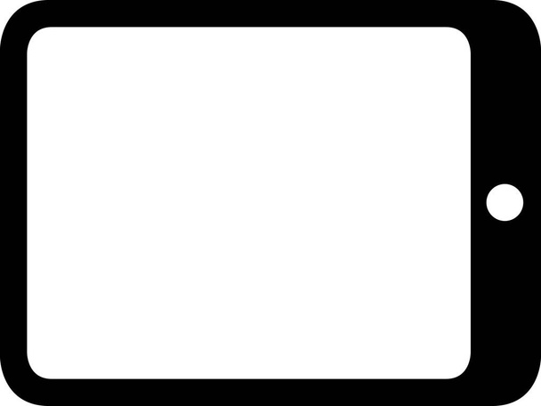 tabletta ikon elszigetelt fehér alapon, vektor illusztráció - Vektor, kép