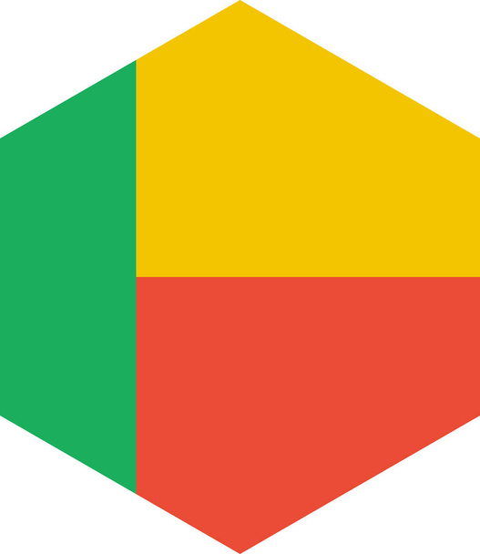 Flag of Benin vector illustration  - Vecteur, image