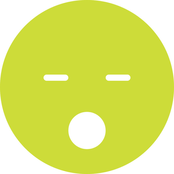 surprised face avatar, expression emoticon mood - Vector, Image