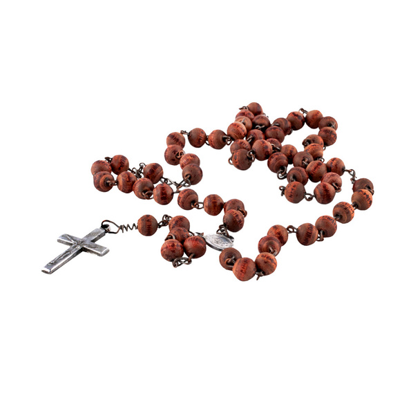 religious beads with a cross - Foto, immagini
