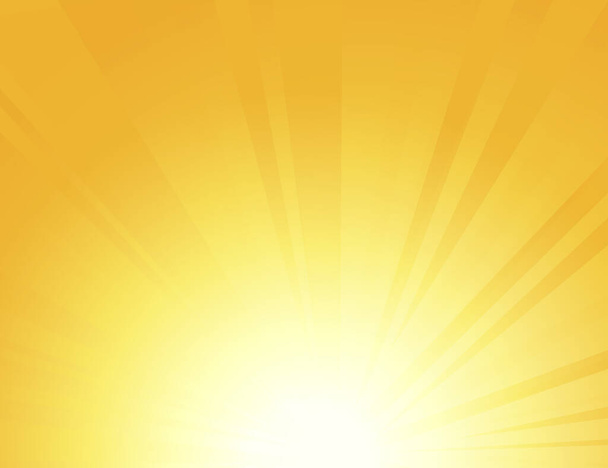 Sun yellow rays. - Vector, Image