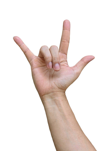 Promise Hand and finger symbol for strong love  - Foto, Imagem