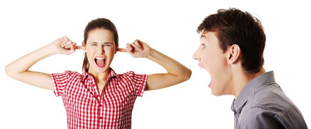 Man shouting on woman - Fotografie, Obrázek