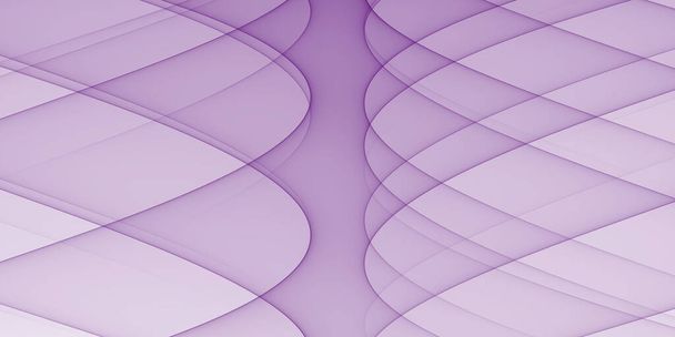 Абстрактний білий технологічний фон з фіолетовими лініями - 2D ілюстрація
 - Фото, зображення