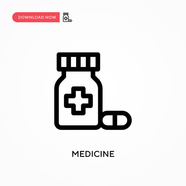 Medizin Einfaches Vektor-Symbol. Moderne, einfache flache Vektordarstellung für Website oder mobile App - Vektor, Bild