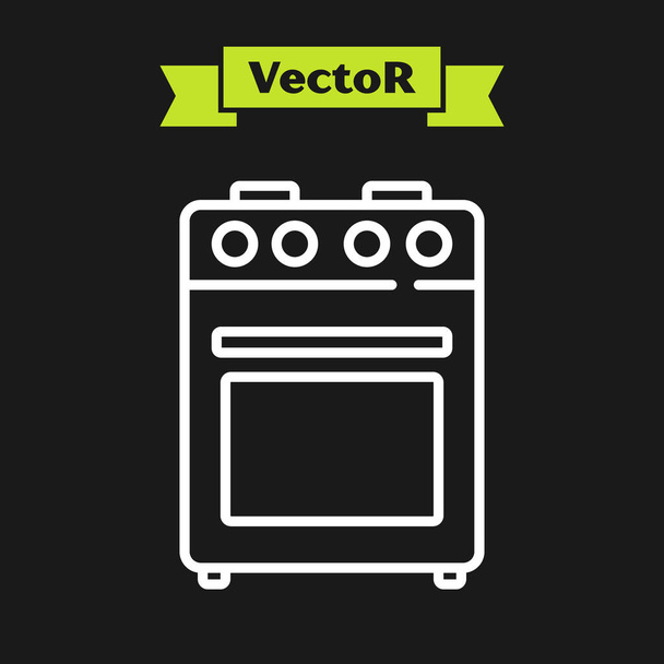 Modern Electric Stove Oven Kitchen Appliance Stock Vector (Royalty Free)  1166981488