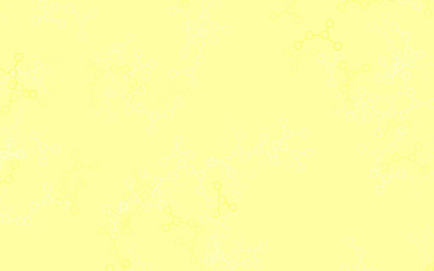 Hellgrüner, gelber Vektorhintergrund mit Formen künstlicher Intelligenz. Leuchtende Illustration mit KI-Formen auf abstrakter Vorlage. Muster für Poster, Banner der Technologie. - Vektor, Bild