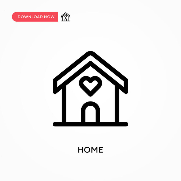 Home Eenvoudige vector icoon. Moderne, eenvoudige platte vectorillustratie voor website of mobiele app - Vector, afbeelding