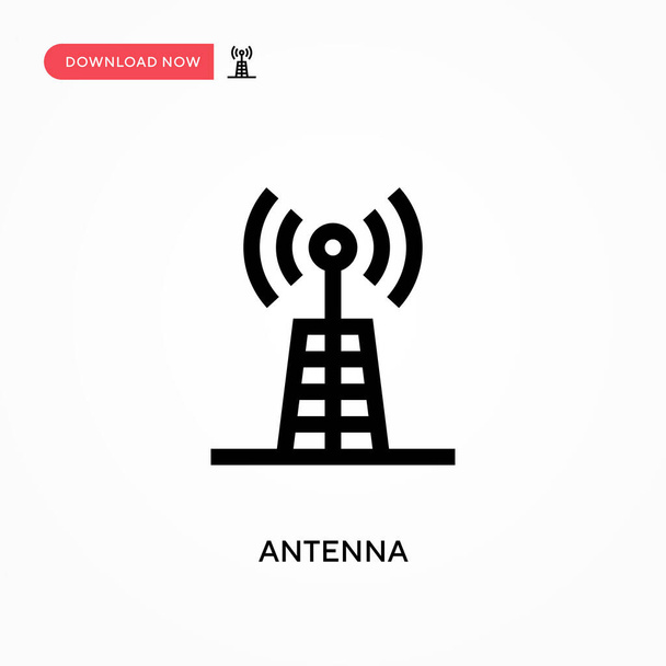 Antena Ícone vetorial simples. ilustração vetorial plana moderna e simples para web site ou aplicativo móvel - Vetor, Imagem