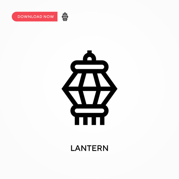 Lantern Simple vector icon. Modern, simple flat vector illustration for web site or mobile app - Vector, Image
