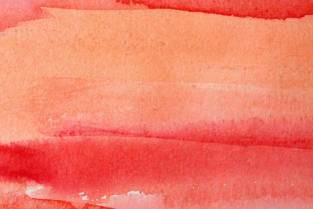 Streszczenie tekstury pędzel atrament sztuka tło czerwony akwarela akwarela splash ręcznie rysowane farby - Zdjęcie, obraz