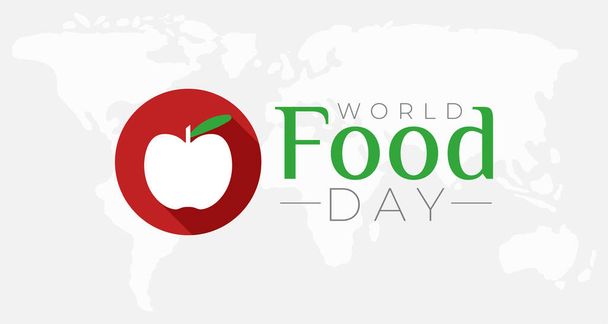 World Food Day Background Banner Illustration - Διάνυσμα, εικόνα