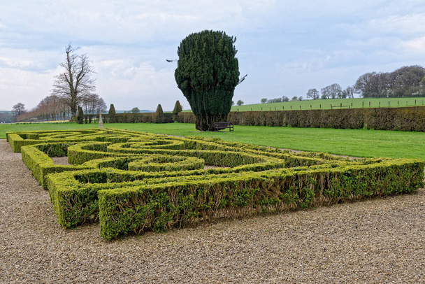 Ashdown House gardens (également connu sous le nom Ashdown Park) - maison de campagne du XVIIe siècle dans la paroisse civile d'Ashbury dans le comté anglais d'Oxfordshire - Royaume-Uni - Photo, image