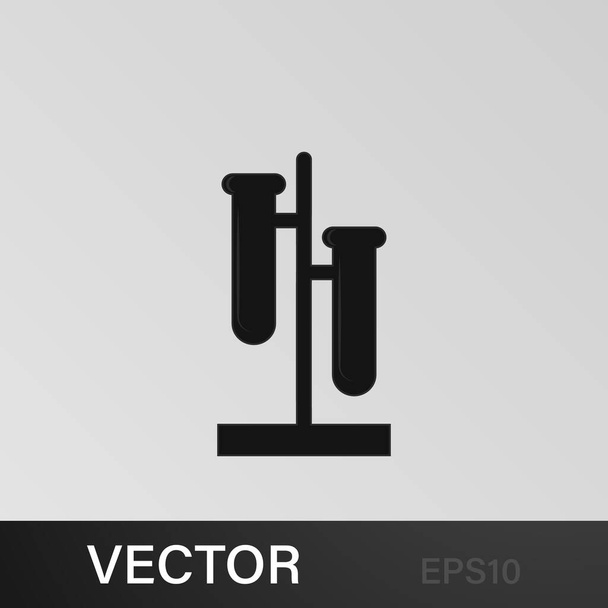 test tube icon. Education, academic degree. Signs, outline symbols collection, simple icon for websites, web design, mobile app on white background - Vektor, obrázek