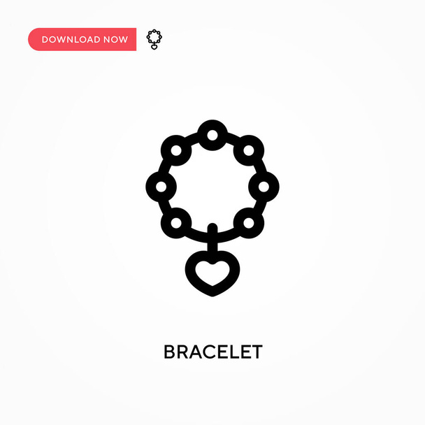 Bracelet Simple icône vectorielle. Illustration vectorielle plate moderne et simple pour site Web ou application mobile - Vecteur, image