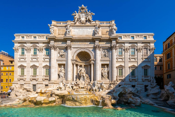 トレビの泉,ローマ,イタリア - 写真・画像