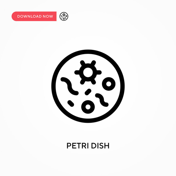 Petriho miska Jednoduchá vektorová ikona. Moderní, jednoduchá plochá vektorová ilustrace pro webové stránky nebo mobilní aplikace - Vektor, obrázek